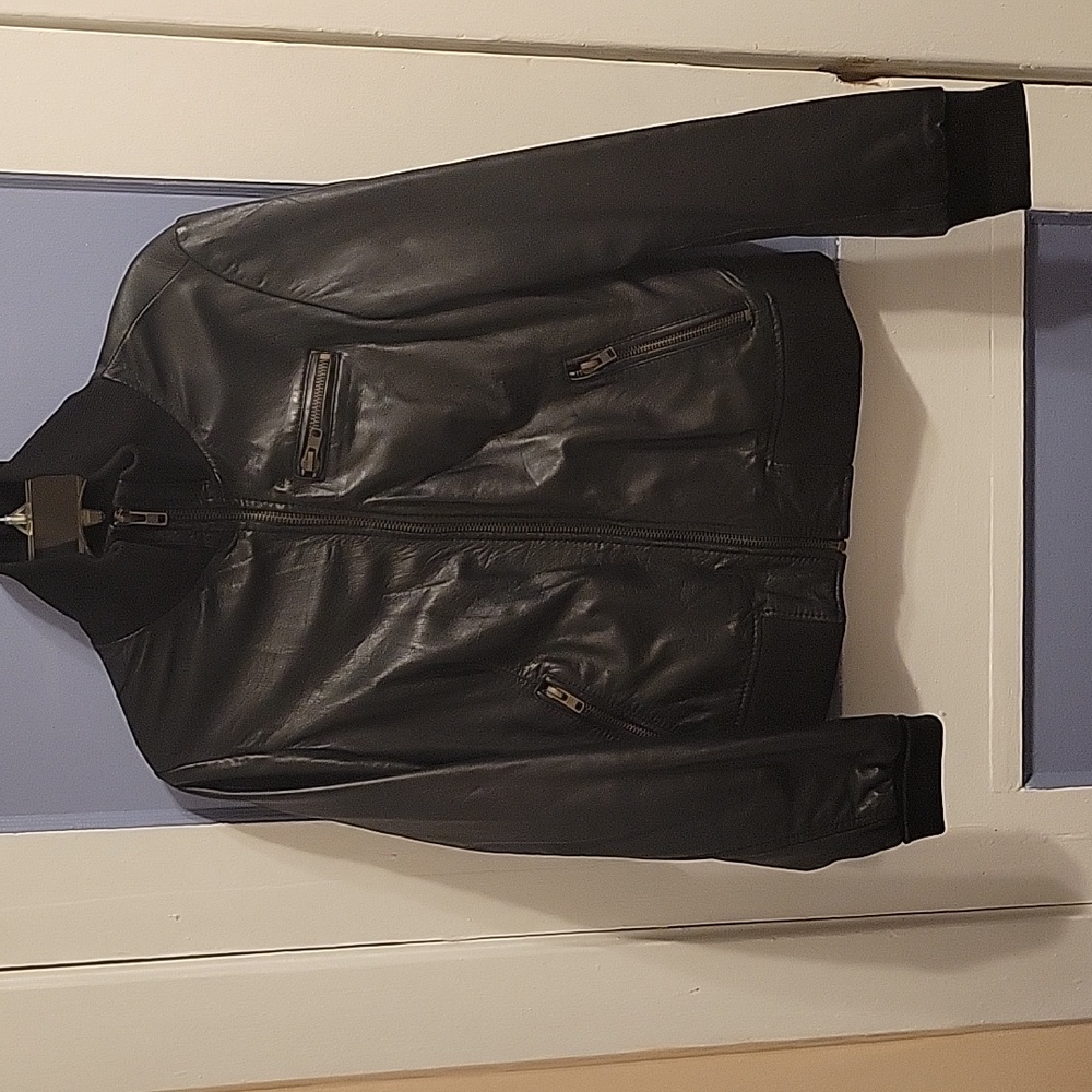 Women's Black Leather Jacket